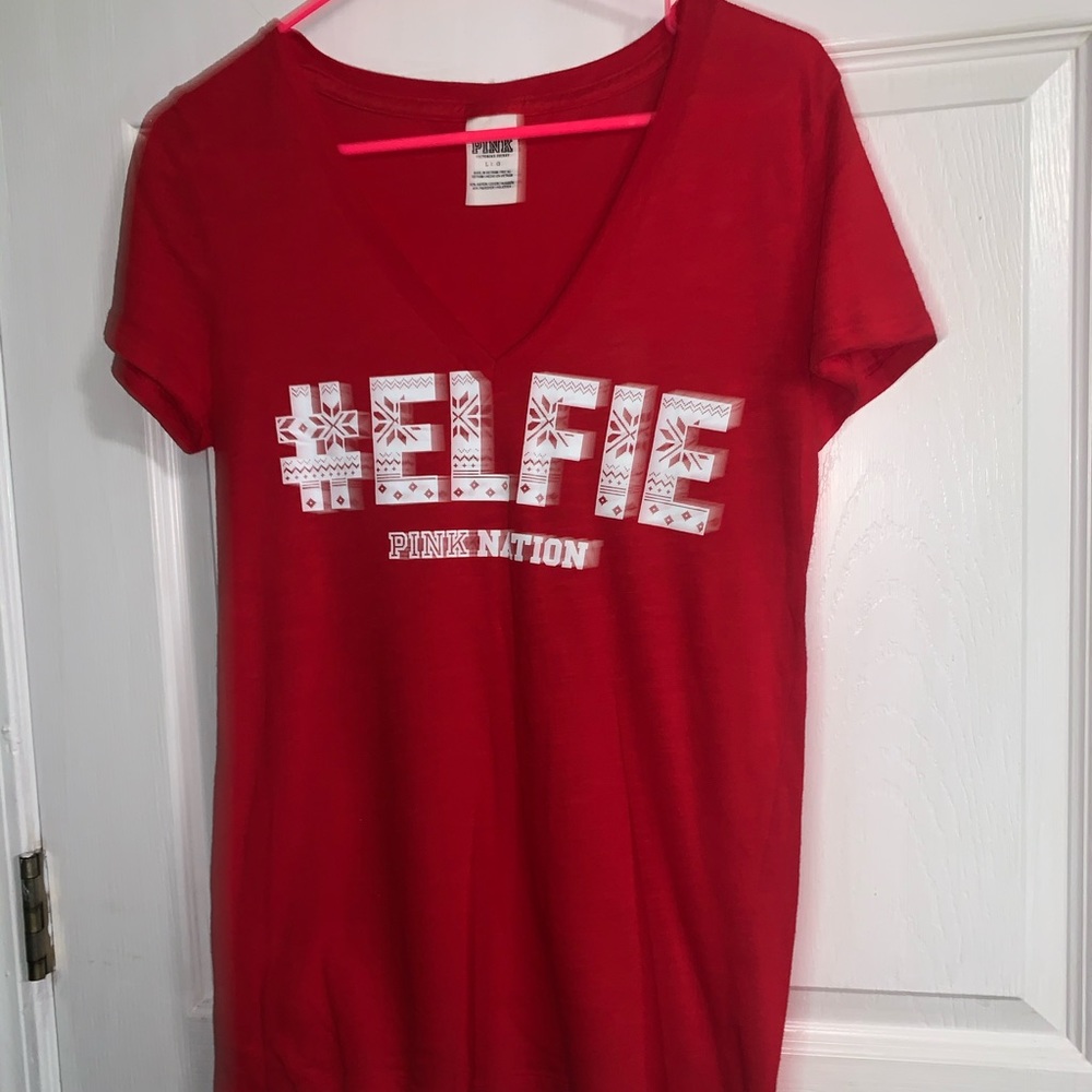 PINK christmas t-shirt